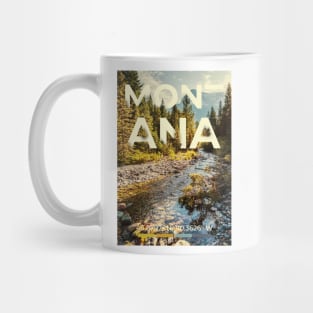 Montana Travel Poster Mug